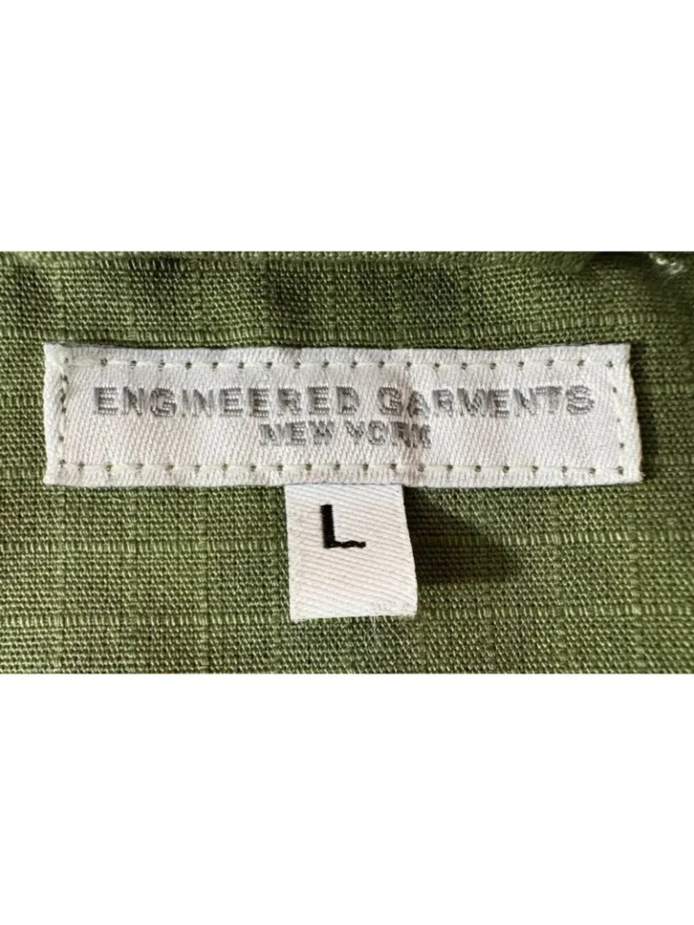 Engineered Garments Floral Print Ripstop Aviator Jacket size L color Olive